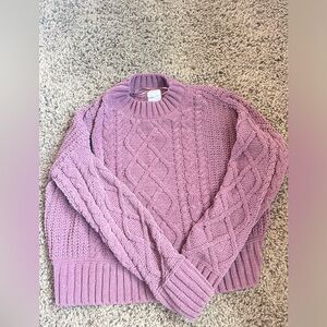 Cute Burgundy Knitted Sweater !